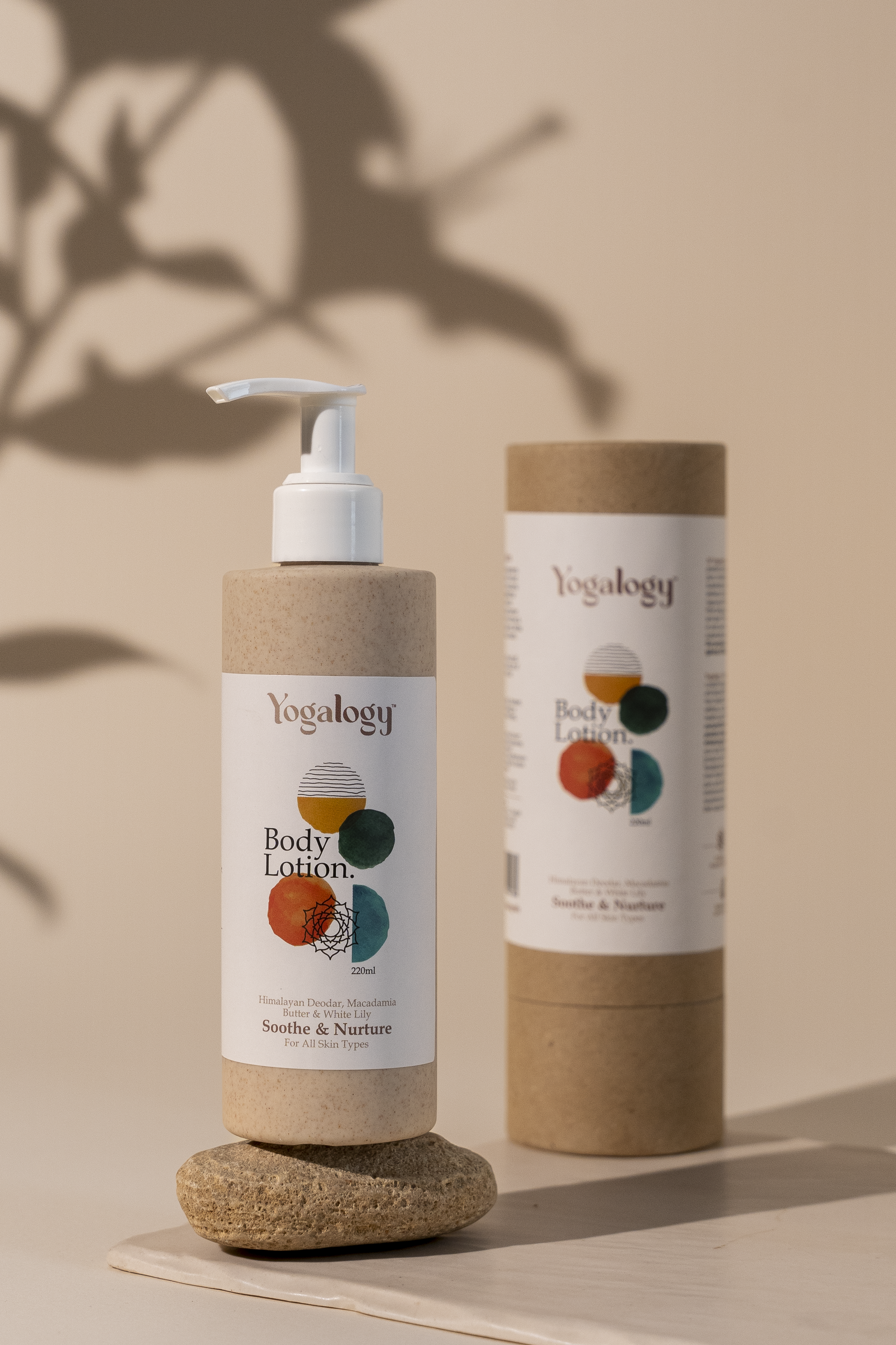 Yogalogy Soothe and Nurture Body Lotion with Himalayan Deodar, Macadamia Butter and White Lily