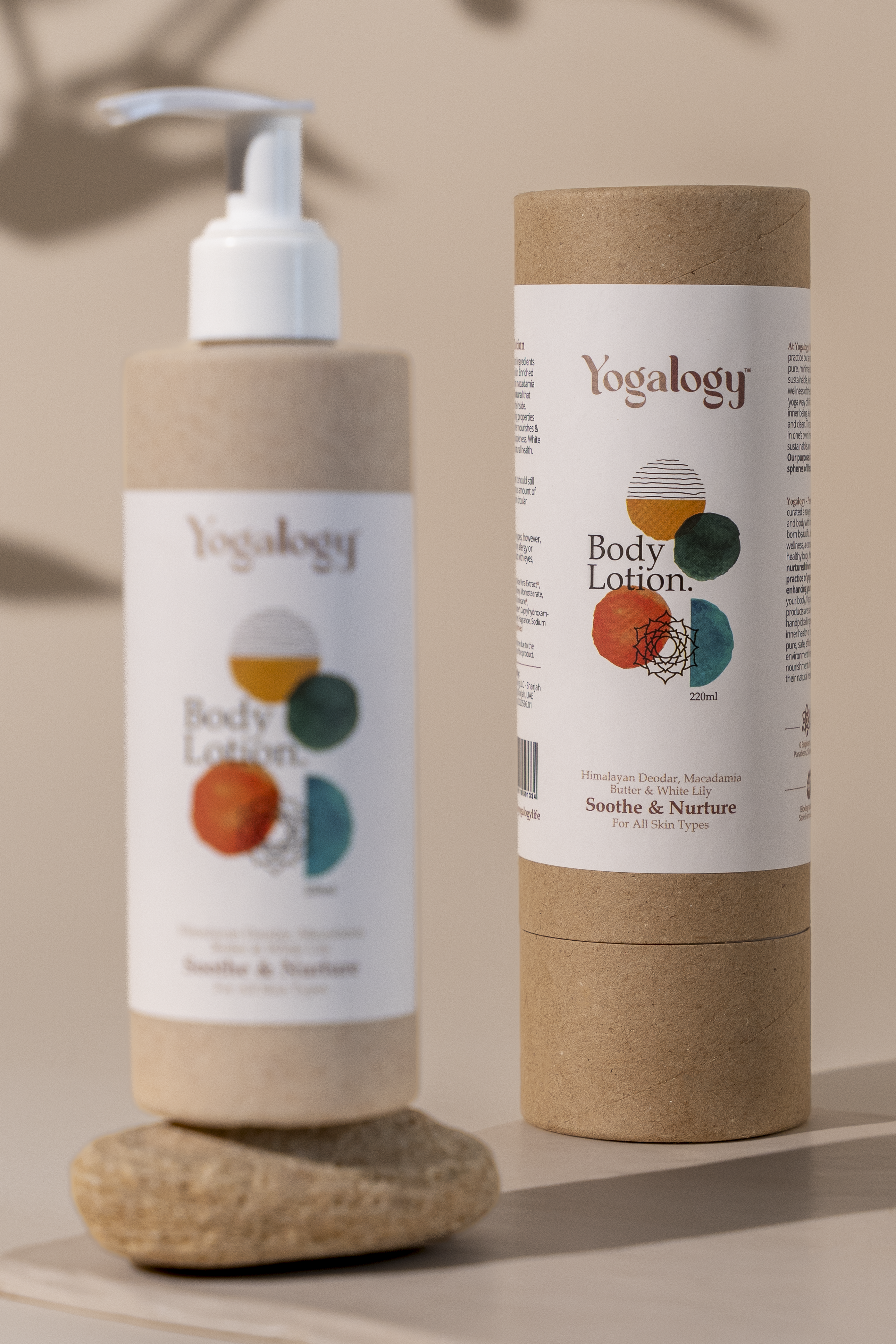 Yogalogy Soothe and Nurture Body Lotion with Himalayan Deodar, Macadamia Butter and White Lily