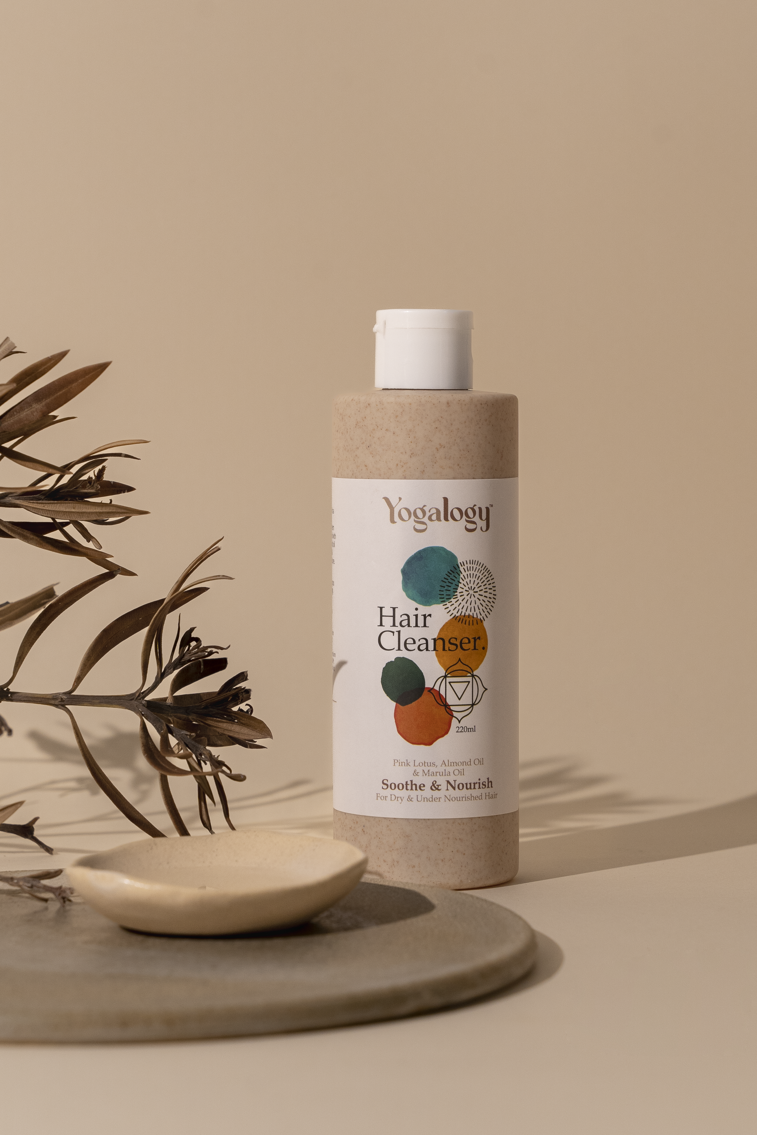 Yogalogy Soothe & Nourish Hair Cleanser With Pink Lotus, Almond Oil And Marula Oil